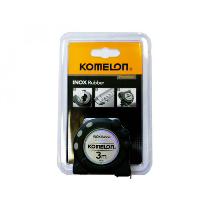 Рулетка Komelon Inoxrubber3m