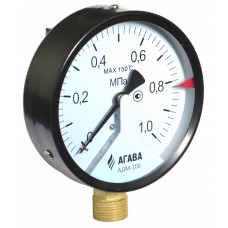 Манометр АГАВА АДМ-100.3-0,4 с IP20 и кл. т. 2,5
