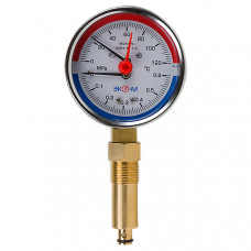 Термоманометр Экомера МД04-80 0...0.6 МПа 0...120 °С G1\4 L=60