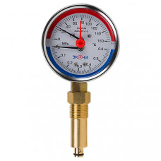 Термоманометр МД04-80 мм 0...0.6 МПа 0...120 °С G1\4 L=40