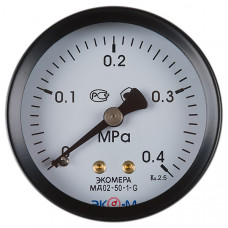 Манометр  ЭКОМЕРА МД02-63 мм 0...0.4 МПа G1\4 Осевой
