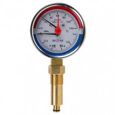 Термоманометр Экомера МД04-80 мм 0...1 МПа 0...120 °С G1\4 L=40