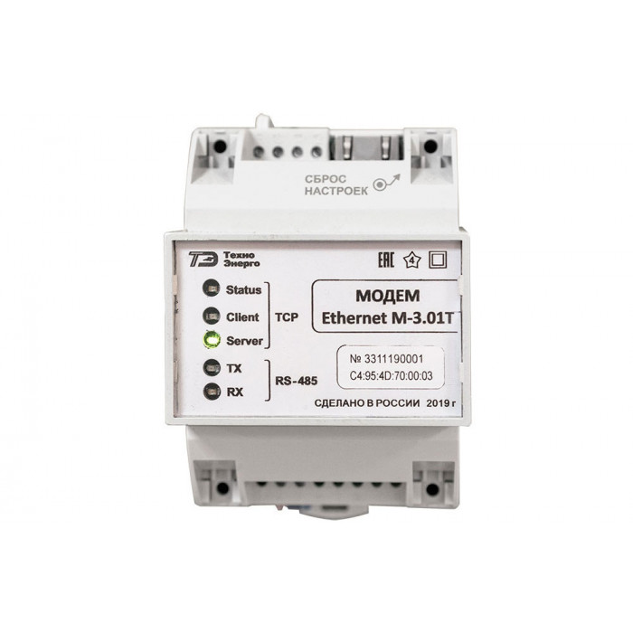 Модем Ethernet М-3.01.01Т