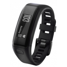 Фитнес-браслет Garmin VivoSMART HR чёрный большого размера