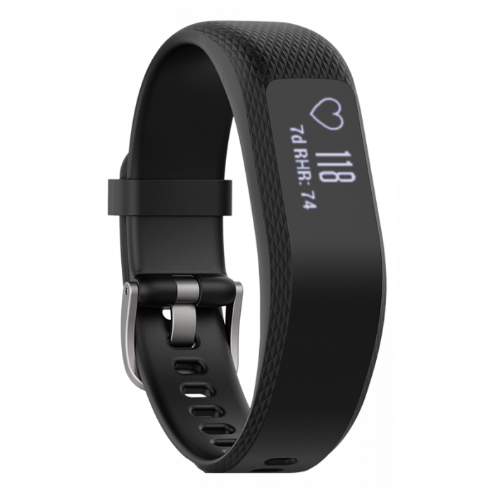 Фитнес-браслет Garmin VivoSMART 3 чёрный большой размер