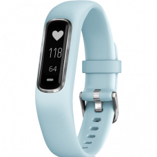 Фитнес-браслет Garmin VivoSMART 4 голубой с серебром