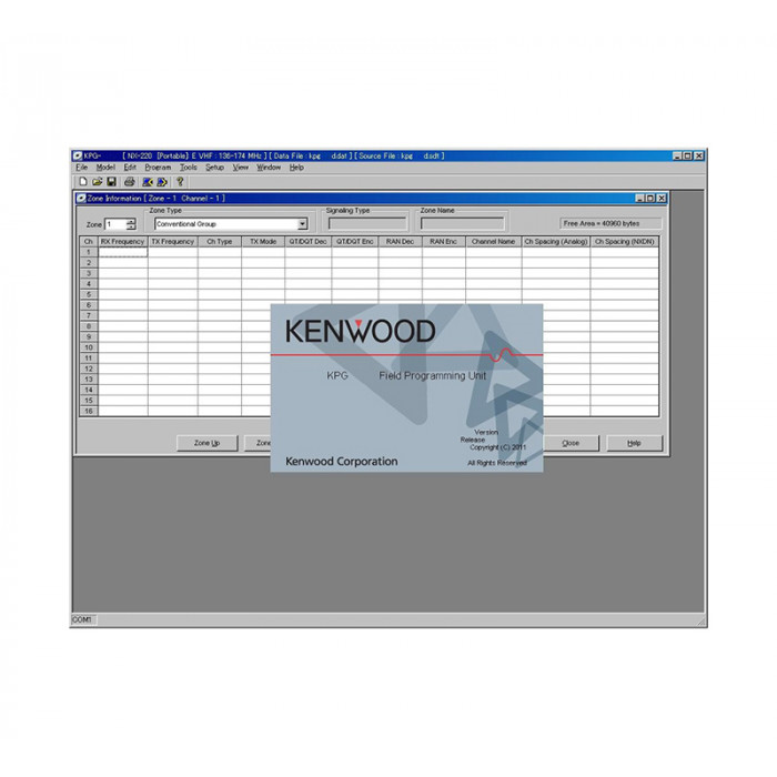 Программное обеспечение Kenwood KPG-91DM
