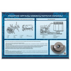 Стенд Зарница рабочие органы измельчителя соломы