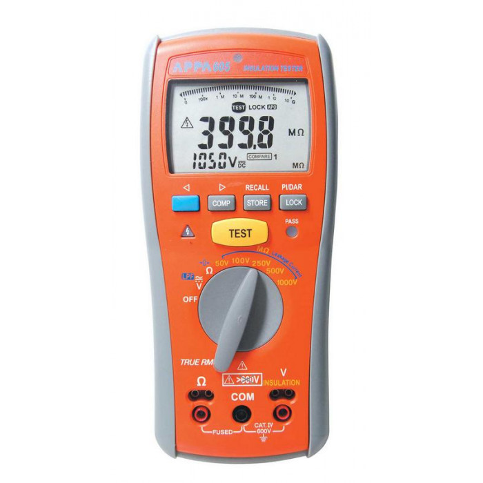 Поверка мегаомметра APPA 605