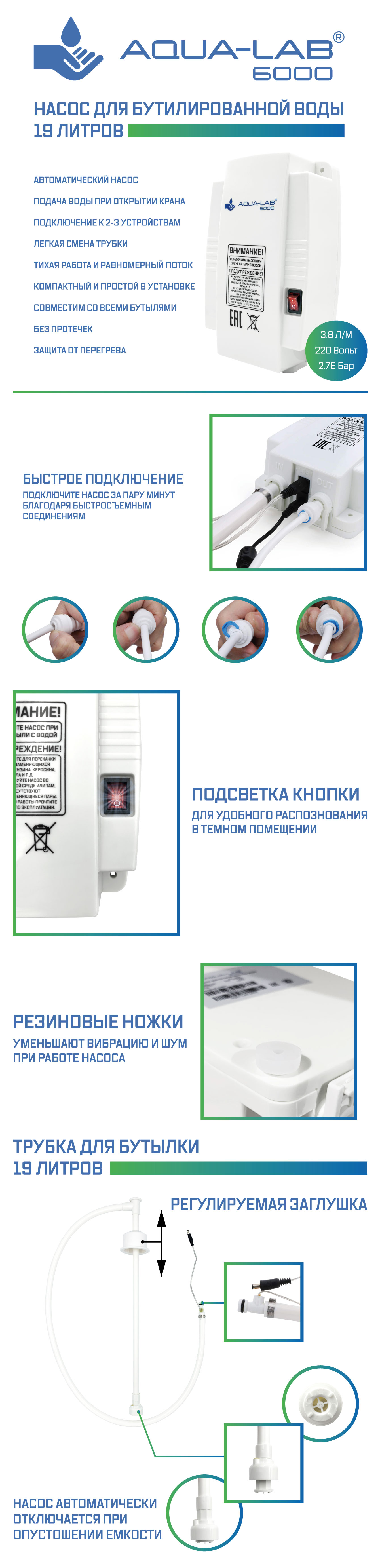 описание насоса Хим-вест aq-6000 1ч