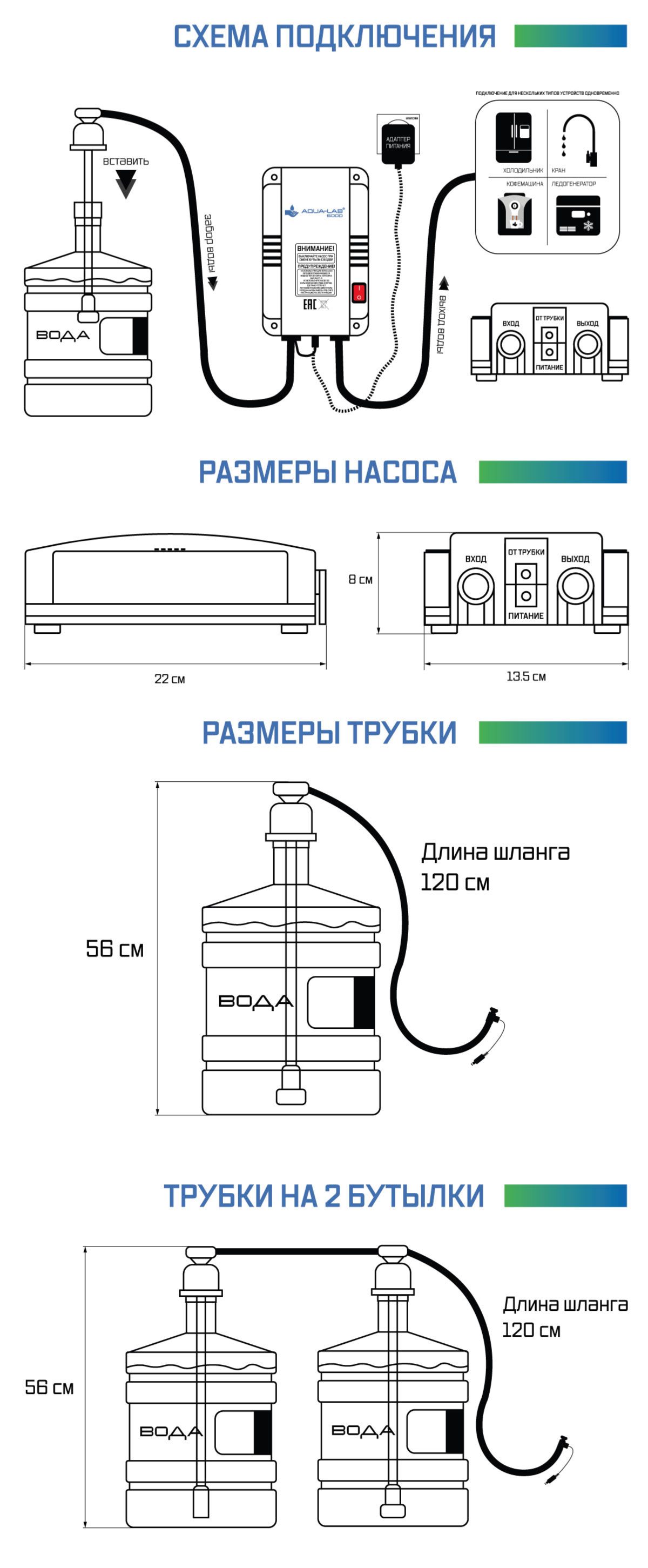 описание насоса aq-6000 ч2