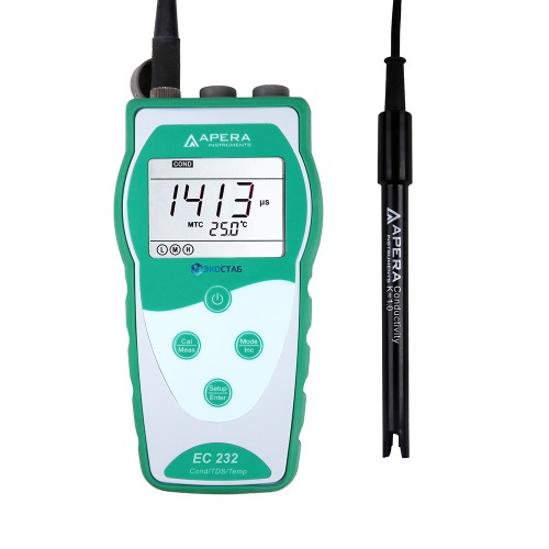 Apera Instruments EC232 ЭКОСТАБ портативный кондуктометр