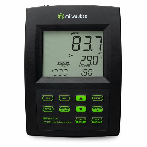 Milwaukee MW170 MAX лабораторный настольный тестер EC/TDS/NaCl/Термометр
