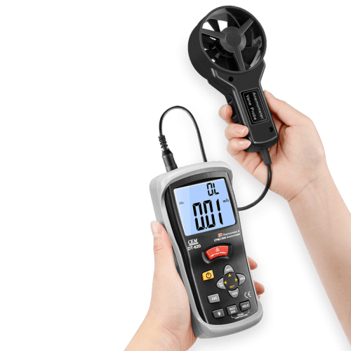 CEM DT-620 измеритель скорости воздуха и температуры (-50 ~ 260ºС)
