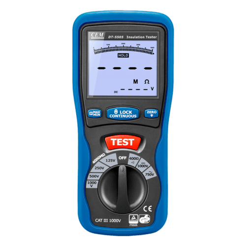 CEM DT-5505 цифровой тестер изоляции (Госреестр)