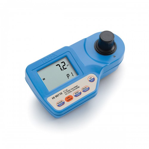 Hanna Instruments HI96710 колориметр на рН 5.9-8.0, своб. хлор 0.00-2.50 мг/л, общий хлор 0.00-3.5 мг/л (ГосРеестр)