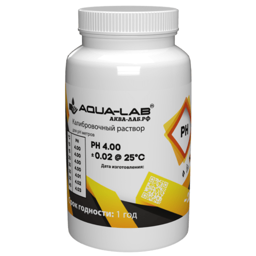 Калибровочный раствор AQUA-LAB PH-4 для электродов 225 мл