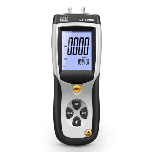 CEM DT-8890 дифференциальный цифровой манометр