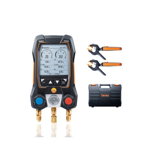 Цифровой манометрический коллектор TESTO 550s комплект 2 в кейсе