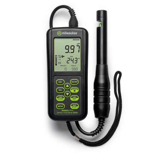 Milwaukee Instruments  MW805 MAX pH/EC/TDS/Temp метр низкого диапазона 4 в 1
