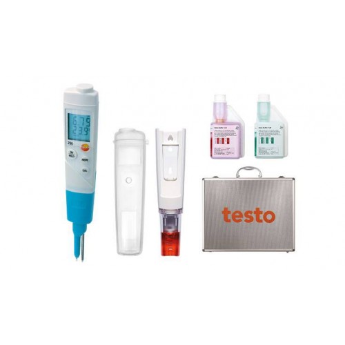Стартовый комплект TESTO 206-pH2 карманный pH-метр (ГосРеестр) с принадлежностями