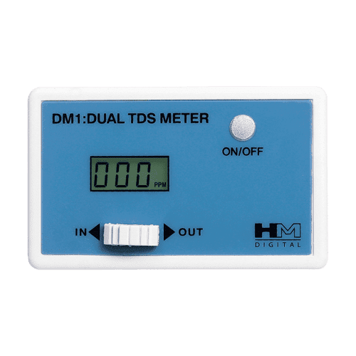 TDS Monitor DM-1: онлайн монитор эффективности очистки воды в двух точках