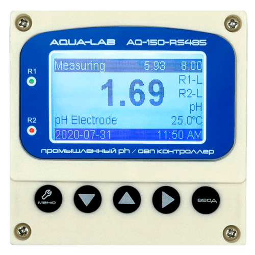 AQUA-LAB AQ-150-RS485 промышленный PH/ORP контроллер (без электродов)