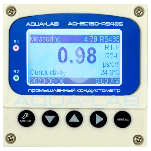 AQUA-LAB AQ-EC150-RS485 промышленный кондуктометр контроллер измеритель электропроводности