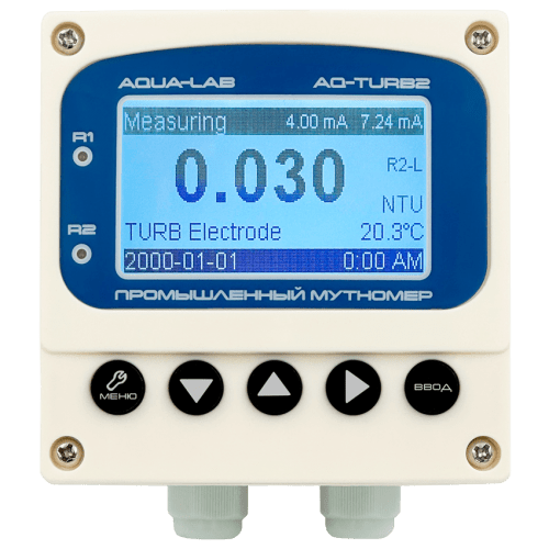 AQUA-LAB AQ-TURB2 промышленный мутномер измеритель мутности 2 x 4-20mA
