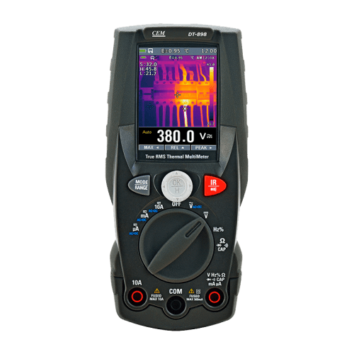Мультиметр TRMS CEM DT-898 со встроенным тепловизором