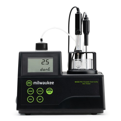 Milwaukee Instruments MI456US PRO мини-титратор для определения титруемой кислотности в вине