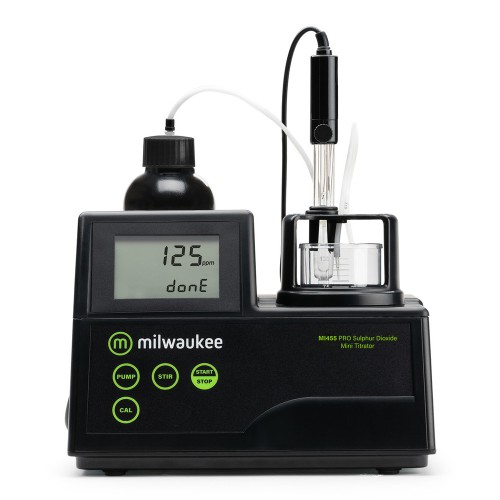 Milwaukee Instruments MI455US PRO мини-титратор для определения диоксида серы в вине