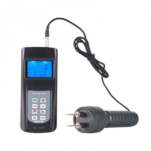 Landtek  измеритель влажности для дерева и бумаги (10 режимов) 0-80% Probe (P28) MC-7828P