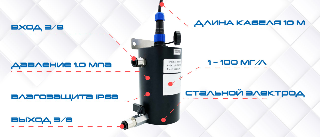 AQ-TB1-EL3 электрод для измерения мутности (описание)
