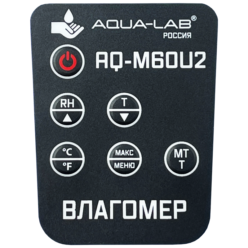 Влагомер AQUA-LAB AQ-M60U2 панель прибора