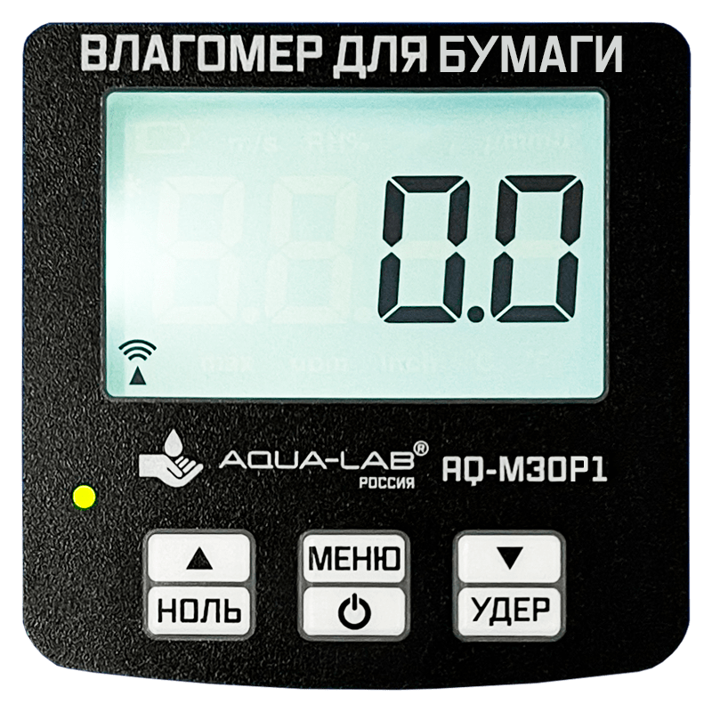 Влагомер AQUA-LAB AQ-M30P1 подсветка дисплея с индикацией